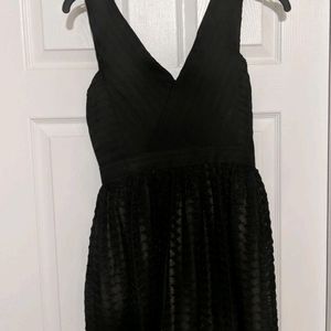 Minuet Black Cocktail Dress